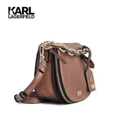 Karl lagerfeld欧美时尚复古女款单肩斜挎包56kw3035
