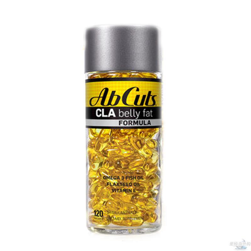 美国进口减脂软胶囊-AbCuts CLA 腹部减脂软胶囊 120粒/瓶