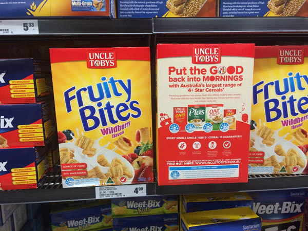 澳大利亚进口麦片浆果-Uncle Tobys麦片浆果500g 澳大利亚进口麦片浆果-Uncle Tobys麦片浆果500g