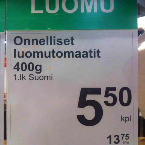 Photo taken at K-citymarket by Ульяна on 8/4/2012-新地区赫尔辛基马敏卡瑞路19 Photo taken at K-citymarket by Ульяна on 8/4/2012