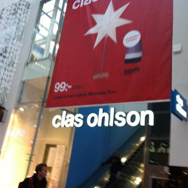Photo taken at Clas Ohlson by David O. on 11/14/2012