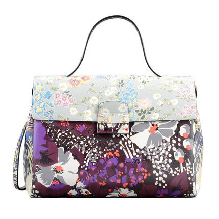 正品直邮2016新款Valentino华伦天奴女包印花牛皮手提包KW2B09202