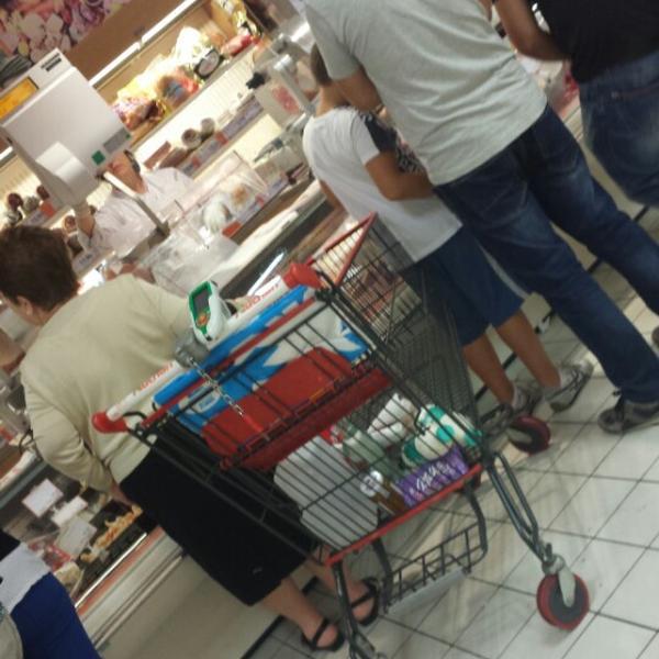 Photo taken at Auchan by Nicoletta A. on 9/28/2013-意大利威尼斯唐托萨托街22 Photo taken at Auchan by Nicoletta A. on 9/28/2013