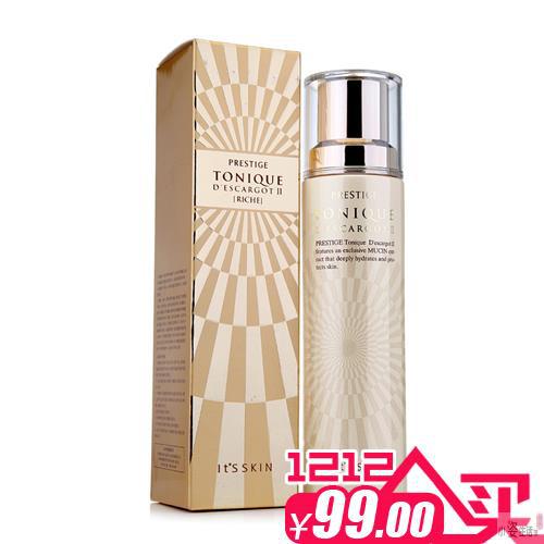 韩国进口蜗牛爽肤水-IT’S SKIN伊思 晶钻美肤 蜗牛再生2号爽肤水(滋润型140ml)