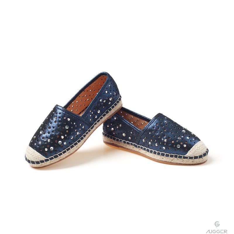 OZWEAR UGG时尚水晶女士单鞋OB168海蓝色37码