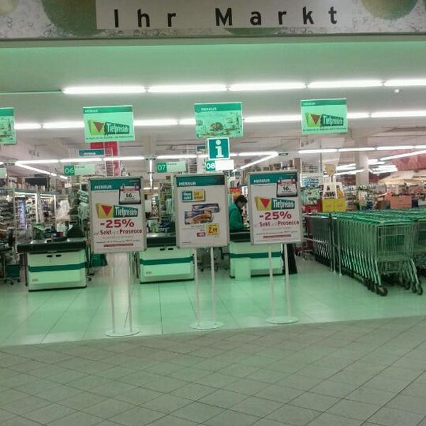 Photo taken at MERKUR Ihr Markt by Gabriel Sebastian S. on 11/15/2011