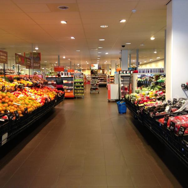 Photo taken at Albert Heijn by Eugene G. on 5/1/2013