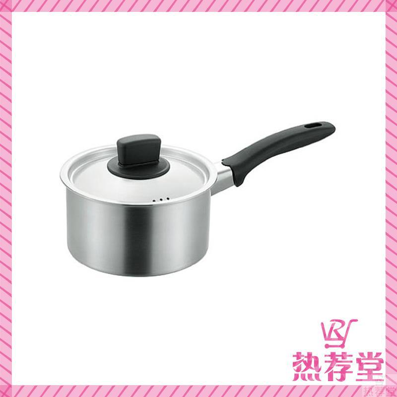 日本创燕 不锈钢单柄煮锅带锅盖 16cm SE02 日本创燕 不锈钢单柄煮锅带锅盖 16cm SE02
