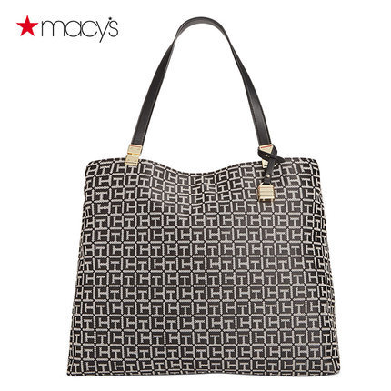 Tommy Hilfiger女士通勤托特包 欧美单肩手提包Macy's2611570108 Tommy Hilfiger女士通勤托特包 欧美单肩手提包Macy's2611570108