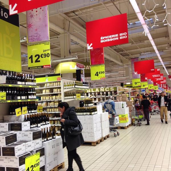 Photo taken at Auchan by Julia P. on 12/28/2013