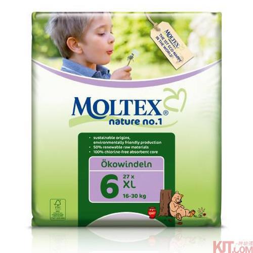德国进口XXL号纸尿裤 -MOLTEX 纸尿裤 XXL(16-30KG) 27片装