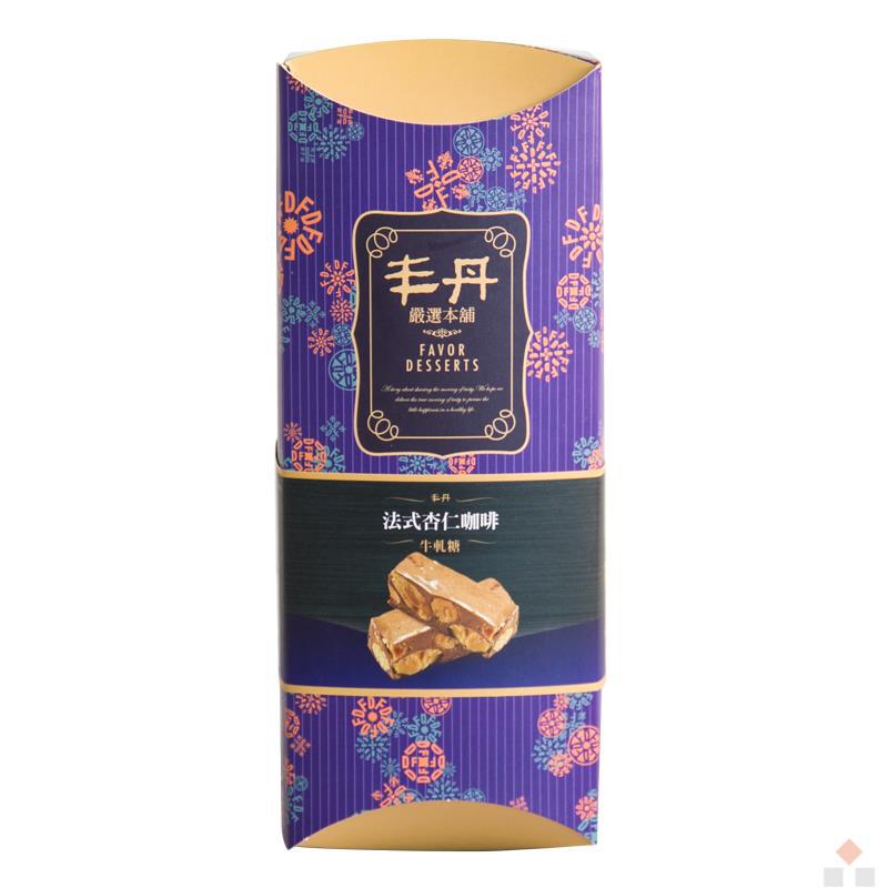 丰丹严选本铺Fong den strict selection法式杏仁咖啡牛轧糖(220g/1盒)*2盒