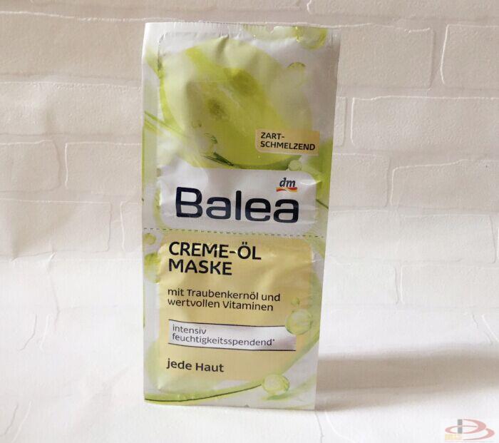德国dm芭乐雅Balea面膜奶油葡萄籽油Creme ol 2片装2 x 8 ml