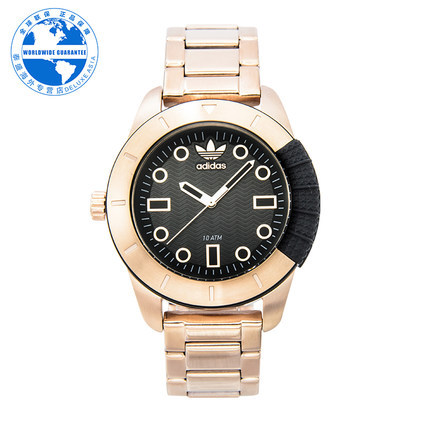 Adidas/阿迪达斯 正品男女手表 运动休闲镀金石英腕表ADH3094