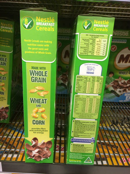 澳大利亚进口全谷物-Nestle Milo全谷物能量饮品350g