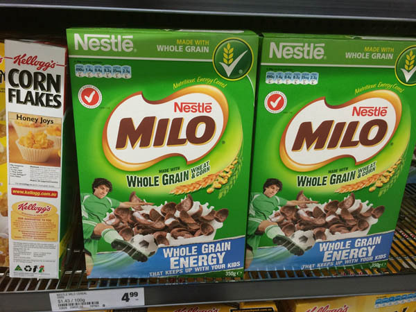 澳大利亚进口全谷物-Nestle Milo全谷物能量饮品350g