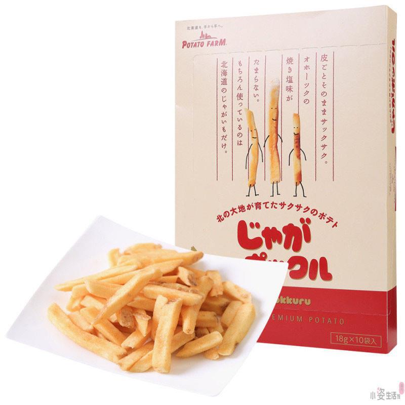 日本进口薯条三兄弟-Calbee北海道卡乐比薯条三兄弟18g*10袋