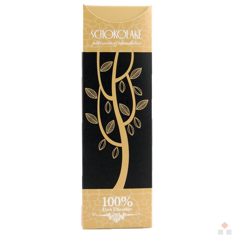 巧克力云庄Schokolake 厄瓜多尔庄园精选百分百巧克力薄片(12入)65g*2盒