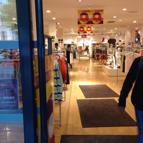 Photo taken at Monoprix by Rachel on 5/10/2014