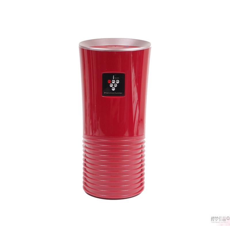 日本直邮 夏普SHARP 车载空气净化器 IG-HC15-R红色 净化除味