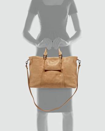 美国直邮Longchamp N4823S 女穿孔托特手提单肩包包邮 美国直邮Longchamp N4823S 女穿孔托特手提单肩包包邮