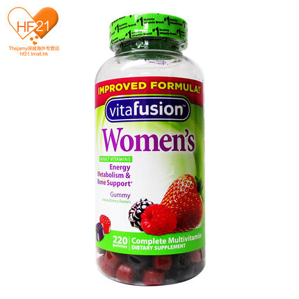 VF1美国直邮VitaFusion小熊糖女士综合维生素软糖220粒 VF1美国直邮VitaFusion小熊糖女士综合维生素软糖220粒