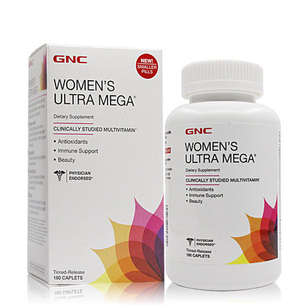 美国原装进口 GNC女性女士多种复合维生素矿物质营养180片缓释型
