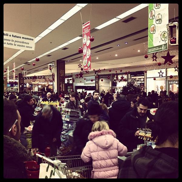 Photo taken at Centro Commerciale Iper by Andrea B. on 12/23/2012