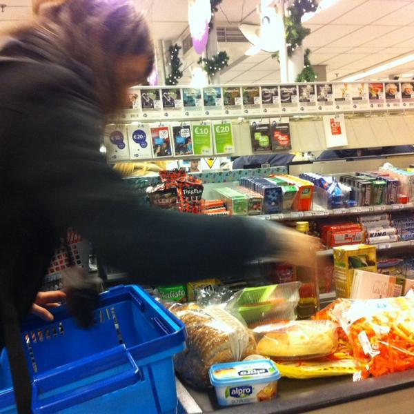 Photo taken at Albert Heijn by Nynke K. on 12/22/2013