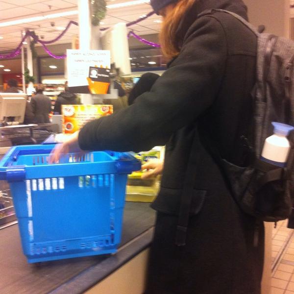 Photo taken at Albert Heijn by Nynke K. on 12/15/2013