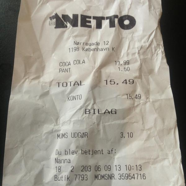 Photo taken at Netto by Designer on 9/6/2013
