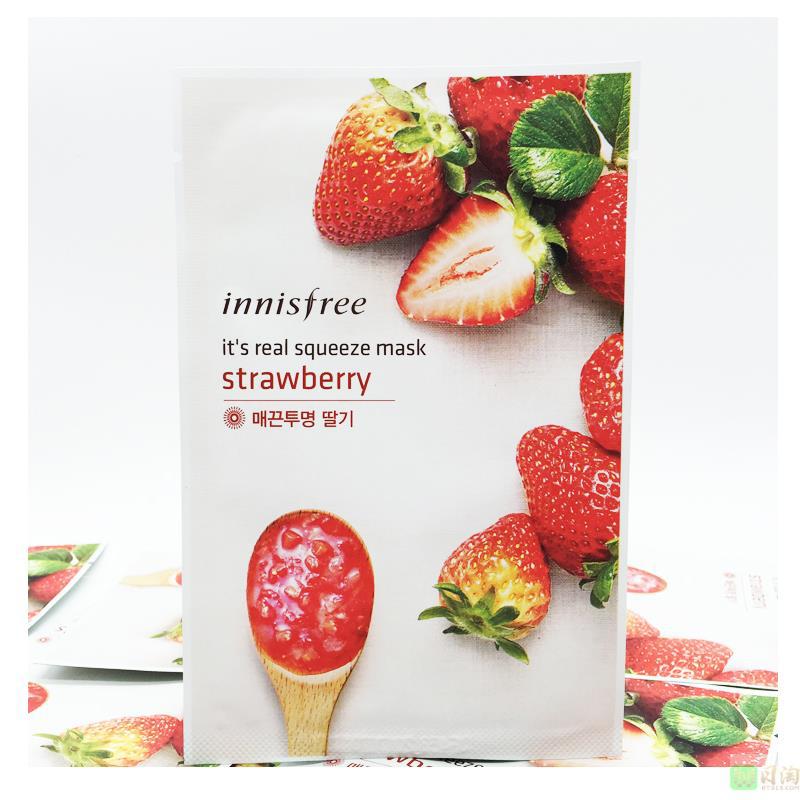 【日淘商城】悦诗风吟面膜20ml 草莓(有香味_白色)