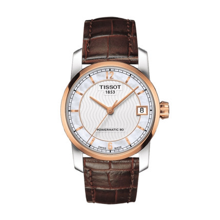 瑞士手表 天梭女表 手表女 机械表 皮带表T087.207.56.117.00