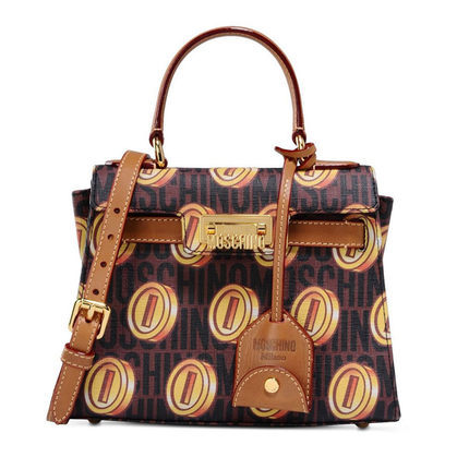 正品直邮Moschino莫斯奇诺2016新款女包时尚PVC手提包45290881tp