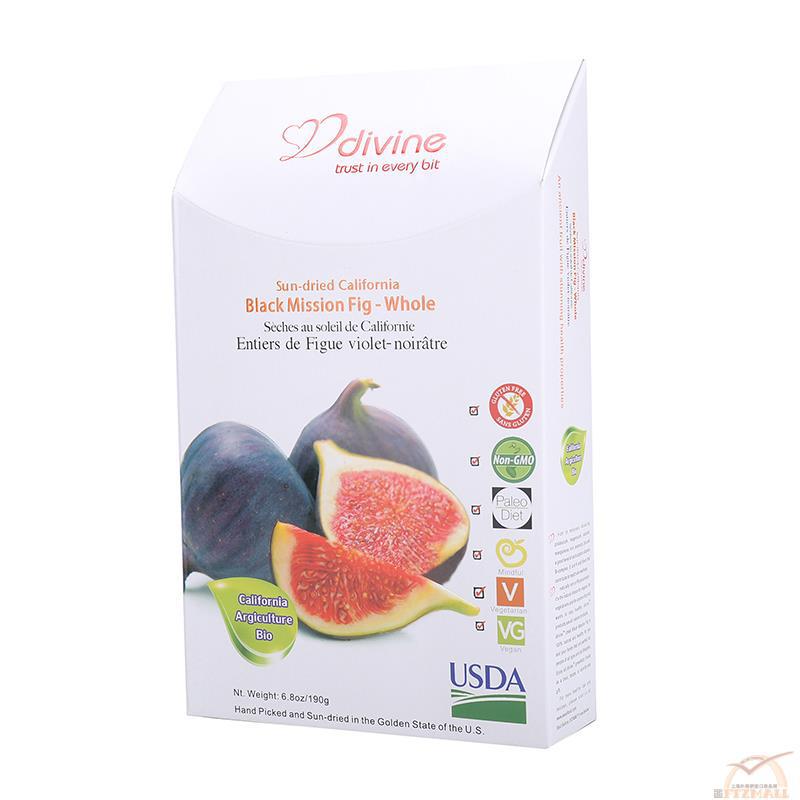 divine 迪文 天然美国加州黑无花果整个装 190g