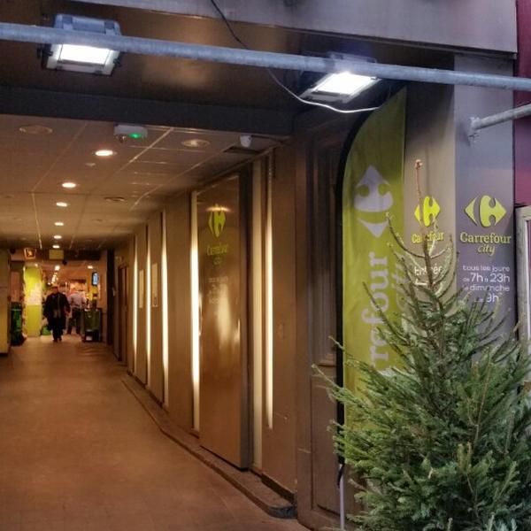 Photo taken at Carrefour by Emmanuel on 12/24/2014