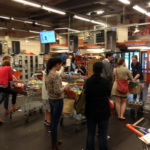 Photo taken at Colruyt by Tom A. on 7/11/2014