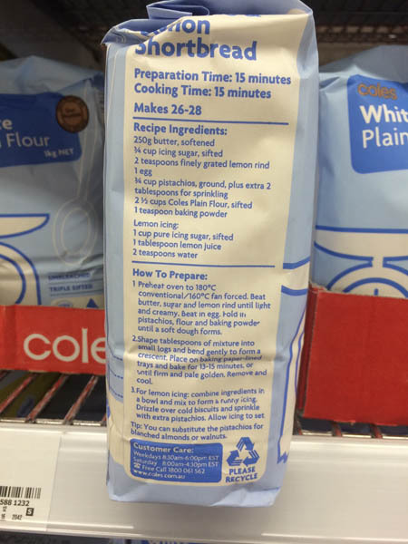 澳大利亚进口面粉-Coles优质白色纯面粉1kg 澳大利亚进口面粉-Coles优质白色纯面粉1kg