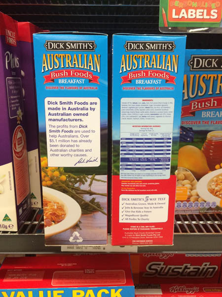 澳大利亚进口食物早餐-Dick Smith's布什食物早餐500g