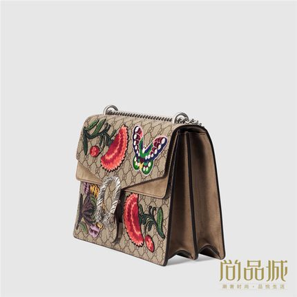 正品直邮Gucci古奇2016新款女包花草刺绣单肩包403348KWZQN9904 正品直邮Gucci古奇2016新款女包花草刺绣单肩包403348KWZQN9904
