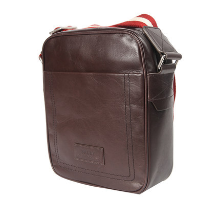 海外直邮Bally/巴利男包 牛皮单肩包男士黑色斜挎包包男包THABOMD 海外直邮Bally/巴利男包 牛皮单肩包男士黑色斜挎包包男包THABOMD