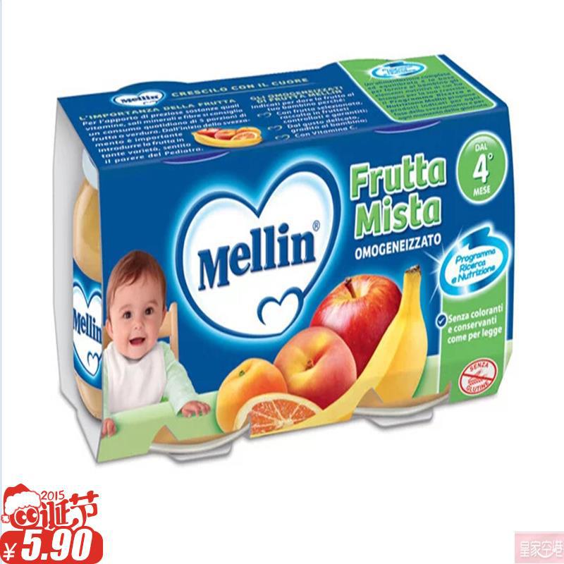 美林什锦水果泥100g 美林什锦水果泥100g