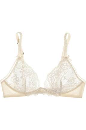 美国直邮Stella Mccartney 393729女蕾丝带钢圈3/4文胸包邮