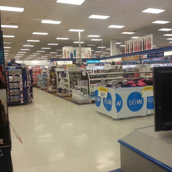 Photo taken at Big W by David B. on 8/17/2013