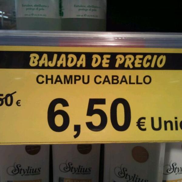 Photo taken at Mercadona by Marisa on 1/21/2012