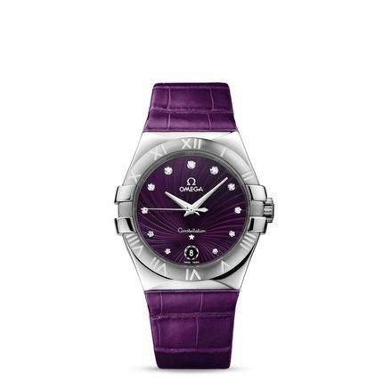 瑞士手表  欧米茄Omega手表女 石英表 皮带 123.13.35.60.60.001