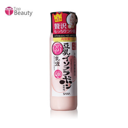 保税直发 日本 SANA/莎娜 豆乳美肌Q10弹力光泽保湿乳液 150ml
