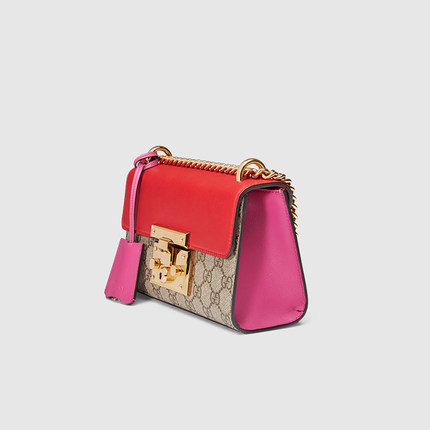 Gucci/古奇gucci女包15新款小号帆布拼接单肩包409487 KLQIG 9784 Gucci/古奇gucci女包15新款小号帆布拼接单肩包409487 KLQIG 9784