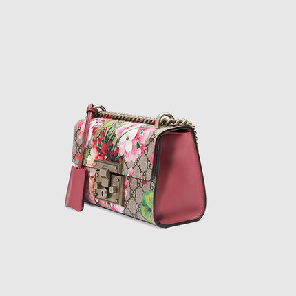Gucci/古奇gucci女包15新款小号帆布印花单肩包409487 KU2IN 8693 Gucci/古奇gucci女包15新款小号帆布印花单肩包409487 KU2IN 8693