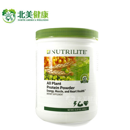美国安利蛋白粉 AMWAY进口纯天然纽崔莱多种植物蛋白质粉450g